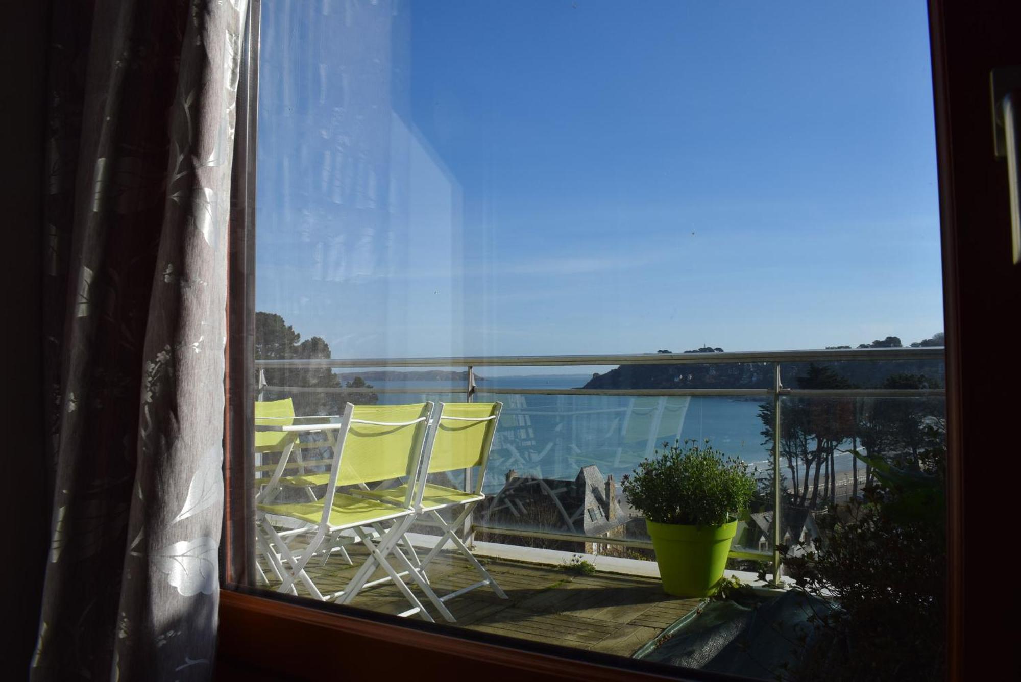 Appartement 2-4 Pers Vue Mer Exceptionnelle Avec Terrasse A Perros-Guirec - Ref 908 Kültér fotó
